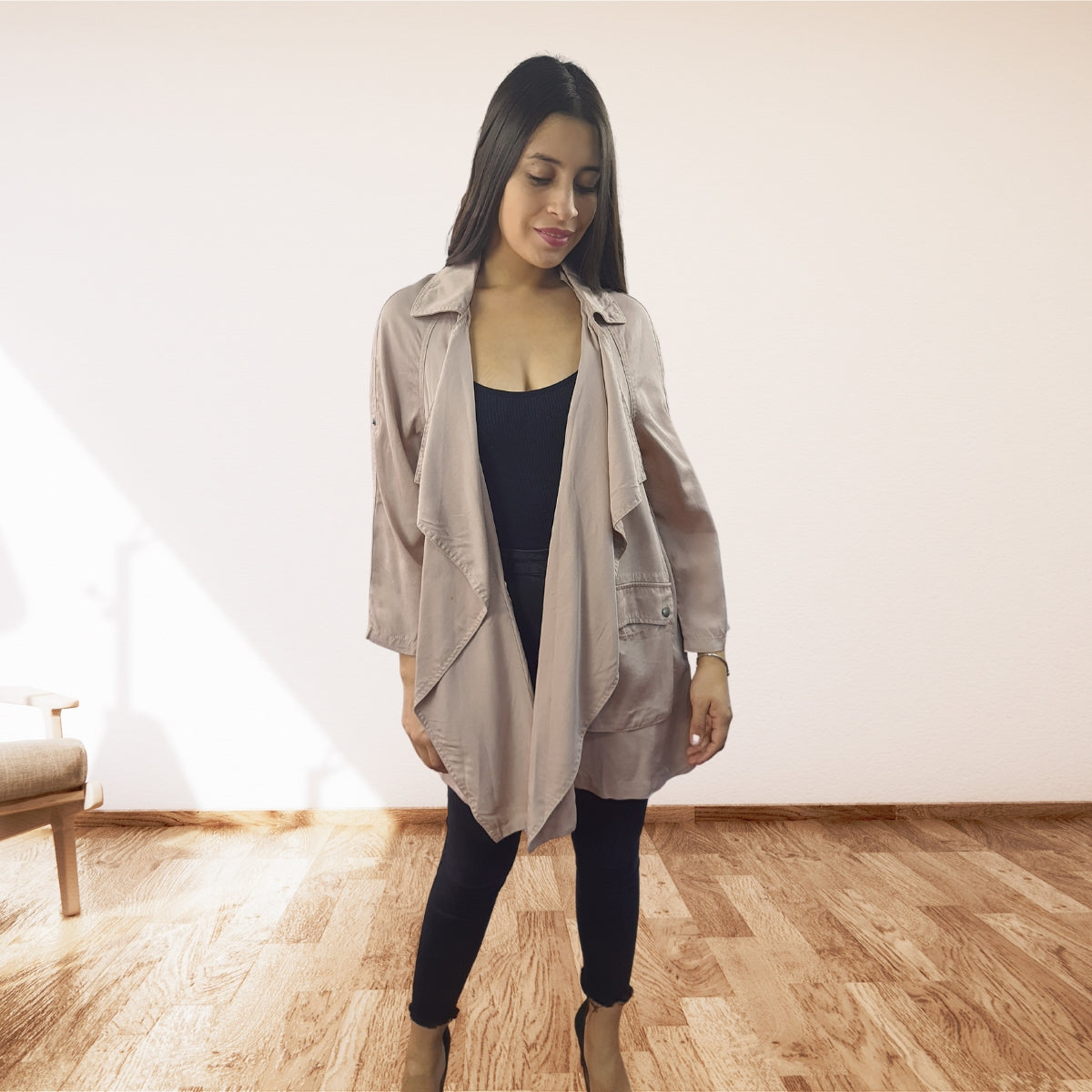 Blazer Vero Moda Rosa Vieja Style GEMMA 3/4 JACKET(SL)