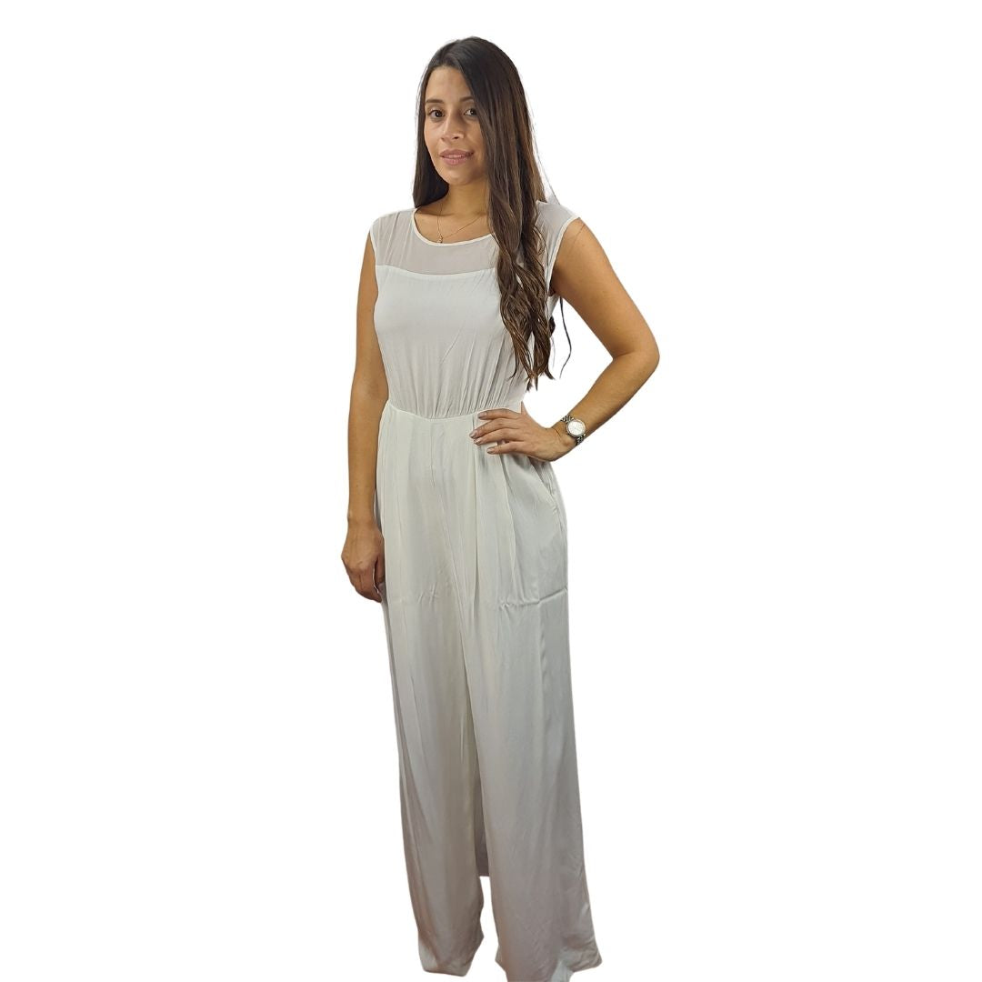 Entero Vero Moda Blanco Style ADRAIN TENCEL CATSUIT(PM-ET-2)