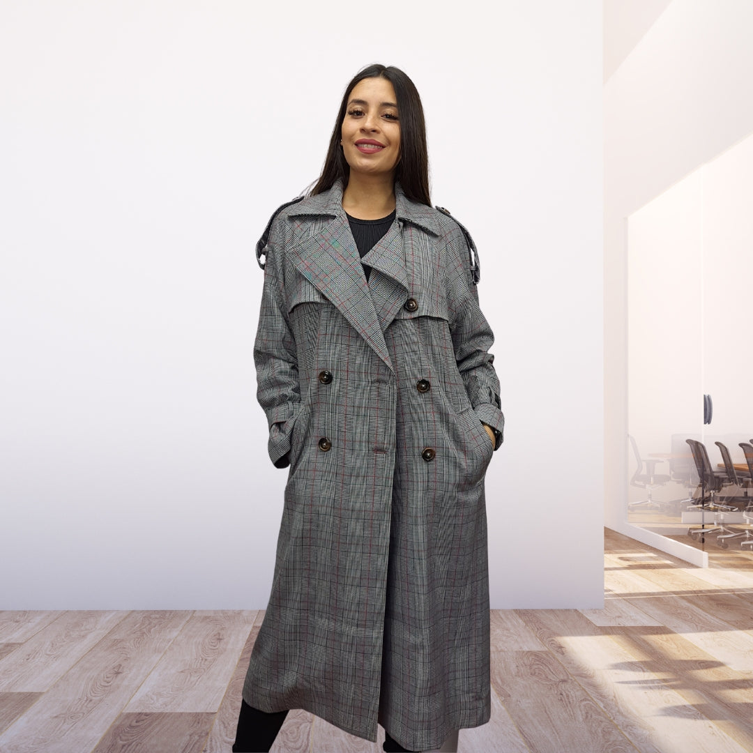 Blazer Vero Moda Gris Style BEET L/S COAT(VMC-LL) (SIN ACCESORIOS)