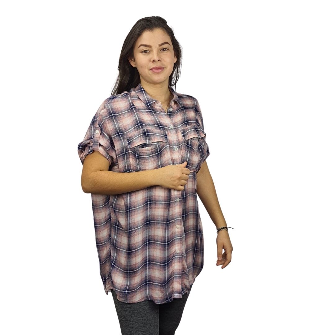 Blusa Vero Moda Rosado Style STUARD S/S SHIRT(MP)