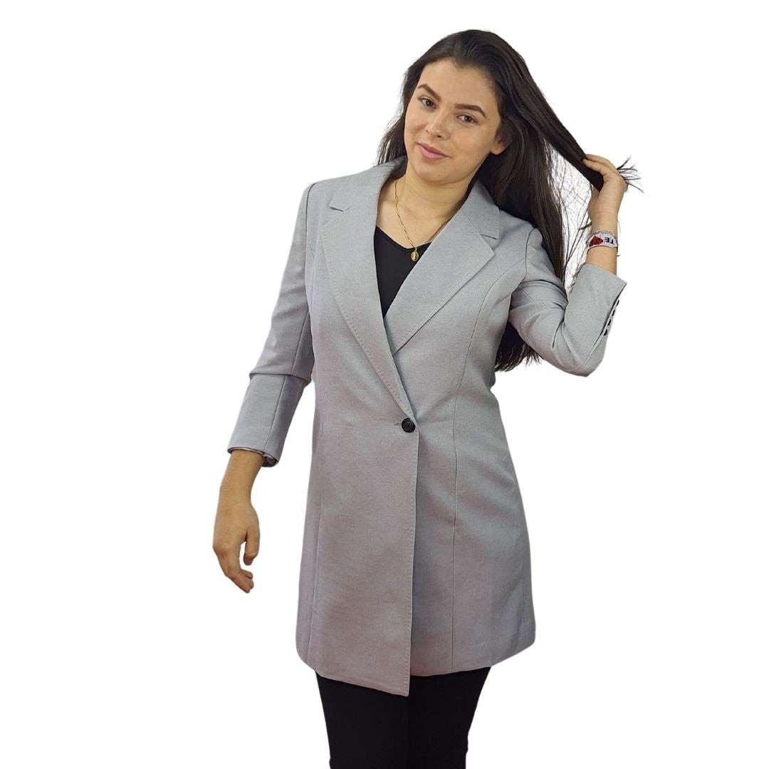 Blazer Vero moda Gris Style ANDREA 3/4 BLAZER(NL)