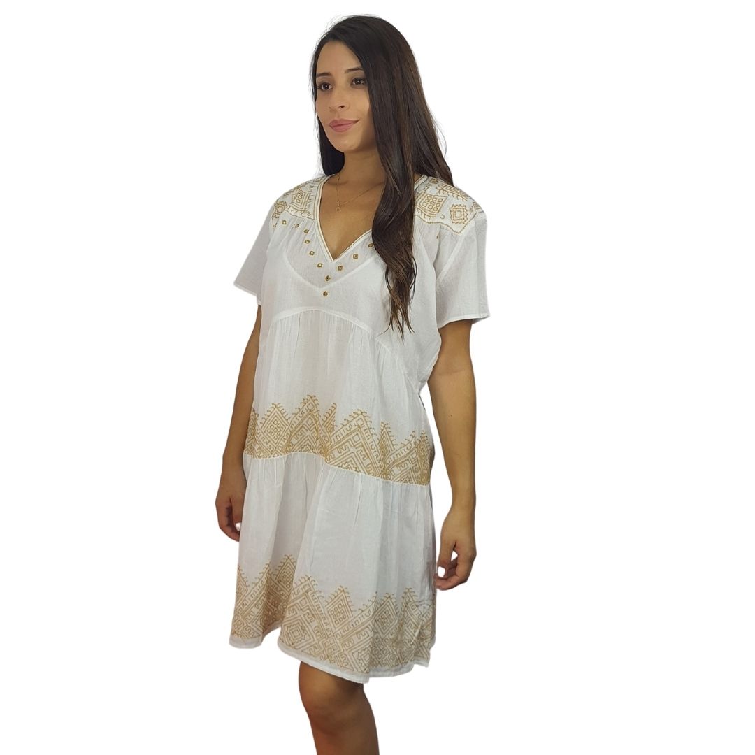 Vestido Rapsodia Hiromi Mostaza