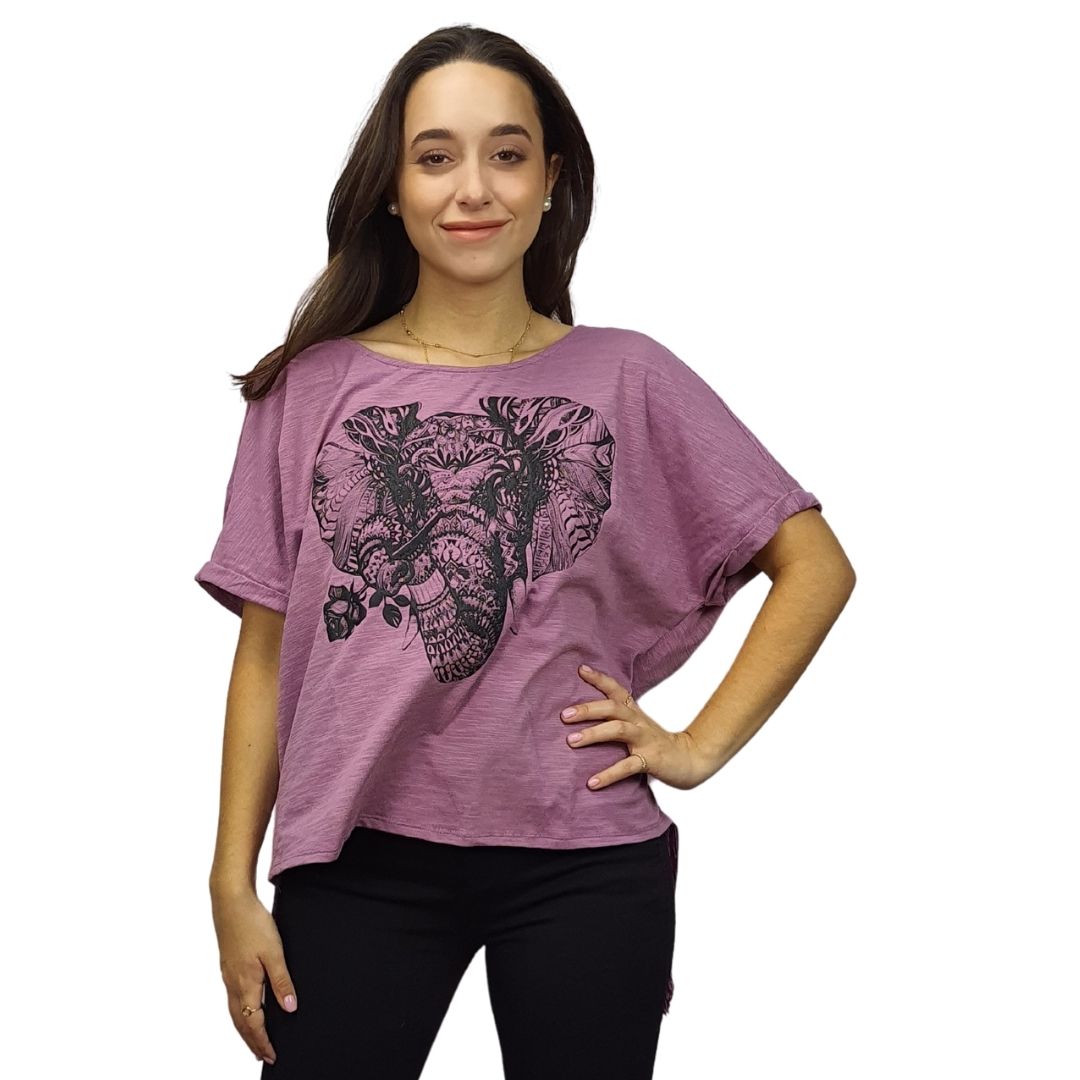 Blusa Vero Moda Rosa Style JIMMY BOX S/S TOP(CR)