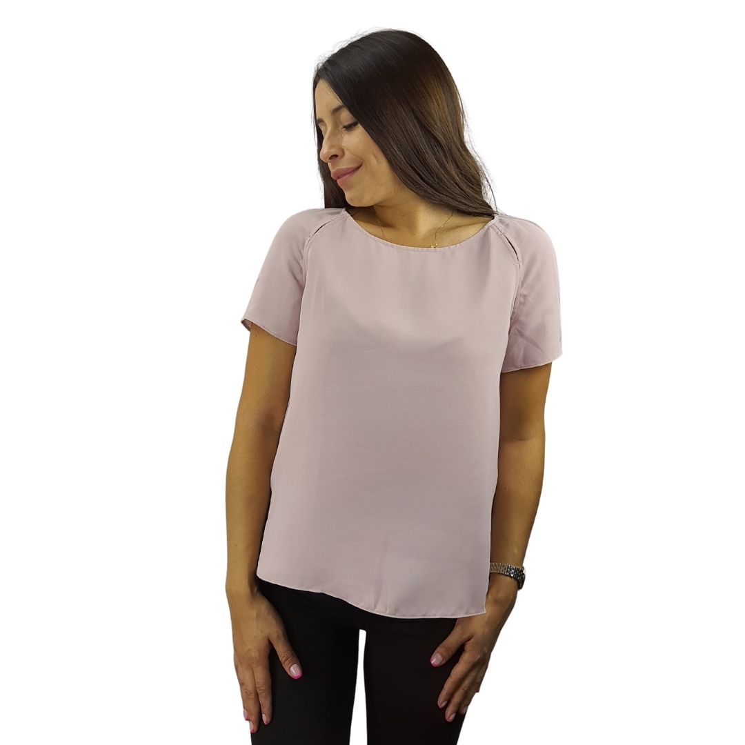 Blusa Vero Moda Rosa Vieja Style ELVA S/S WOVEN TOP(VMC-TP)