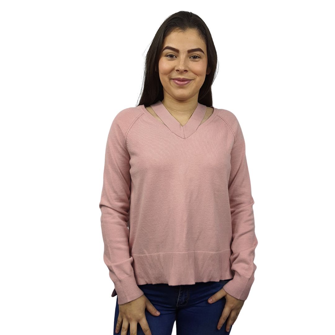 Blusa Vero Moda Rosa Vieja Style CHOICE AMMY L/S KNIT-OR