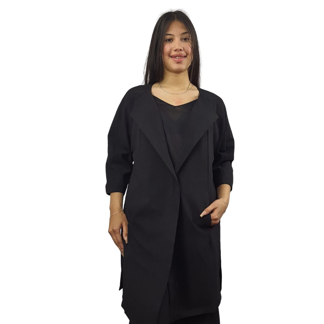 Blazer Vero Moda Negro Style DIAN 7/8 SWEAT COAT(MM)