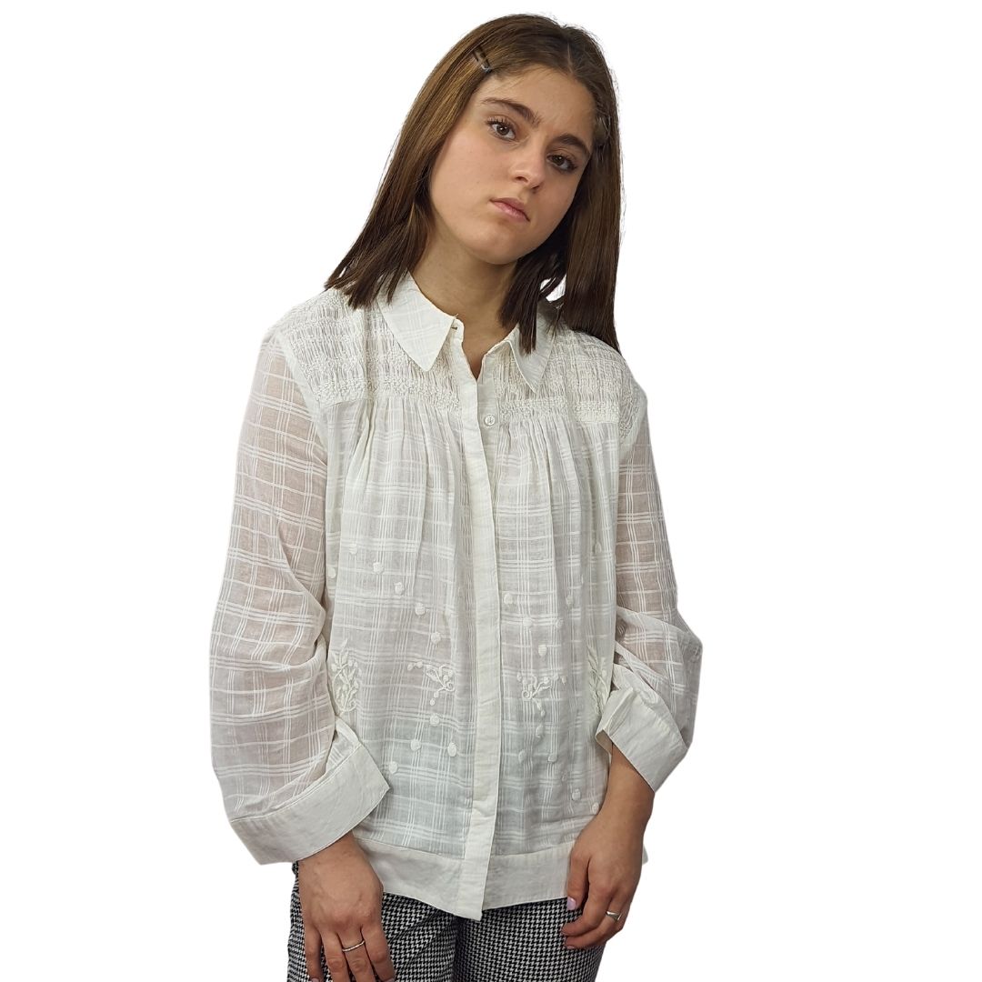 Blusa Rapsodia Kharita Blanco