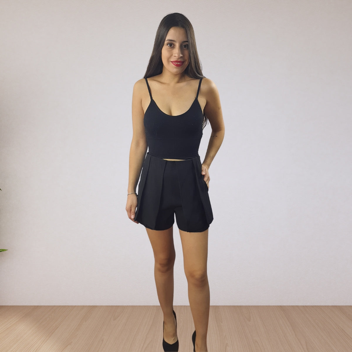 Short Vero Moda Negro Style SHANGHAI LAYERS CORONATION MW SHORTS(LL)