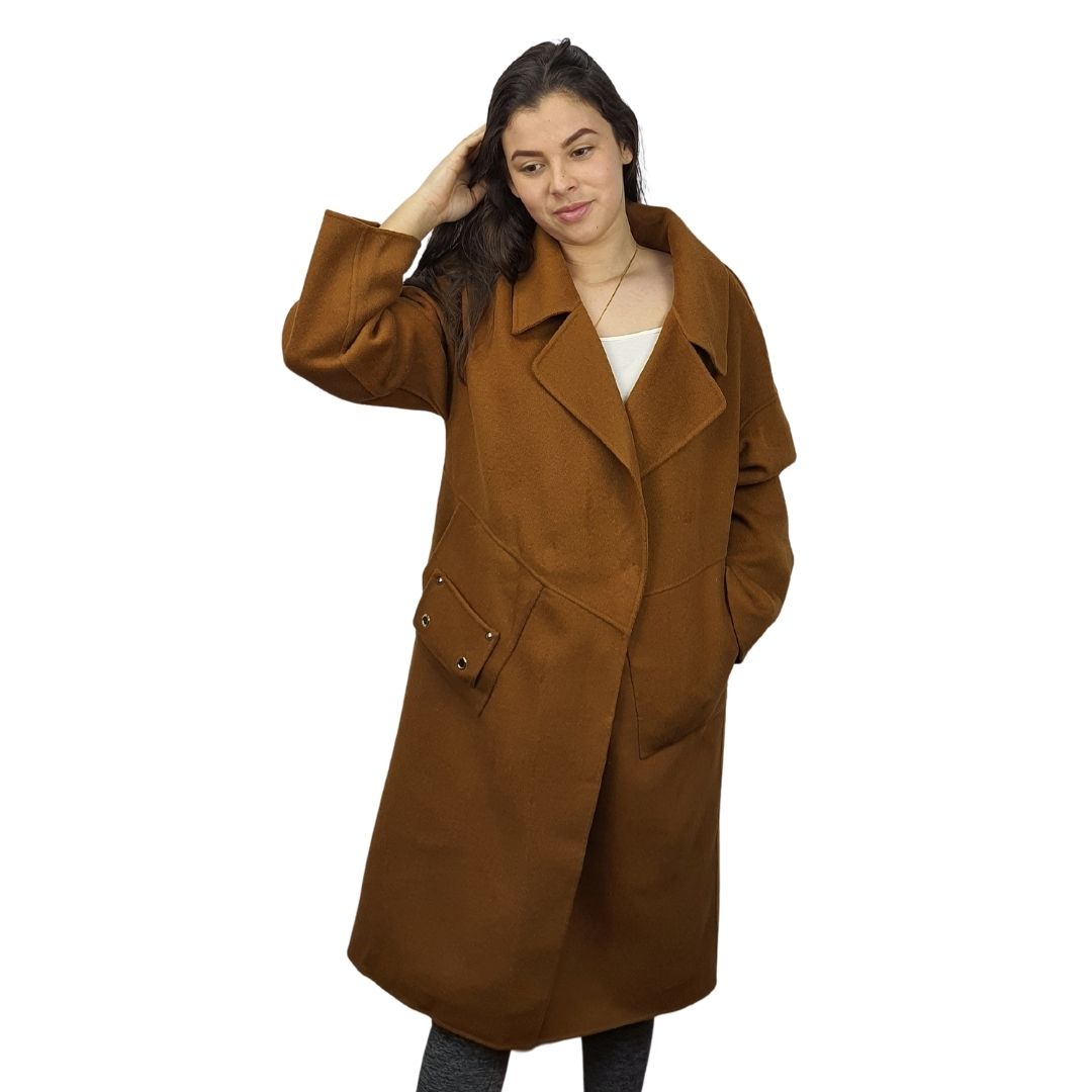 Blazer Vero Moda Marron Style CHOICE COCO DF L/S WOOL COAT-OR