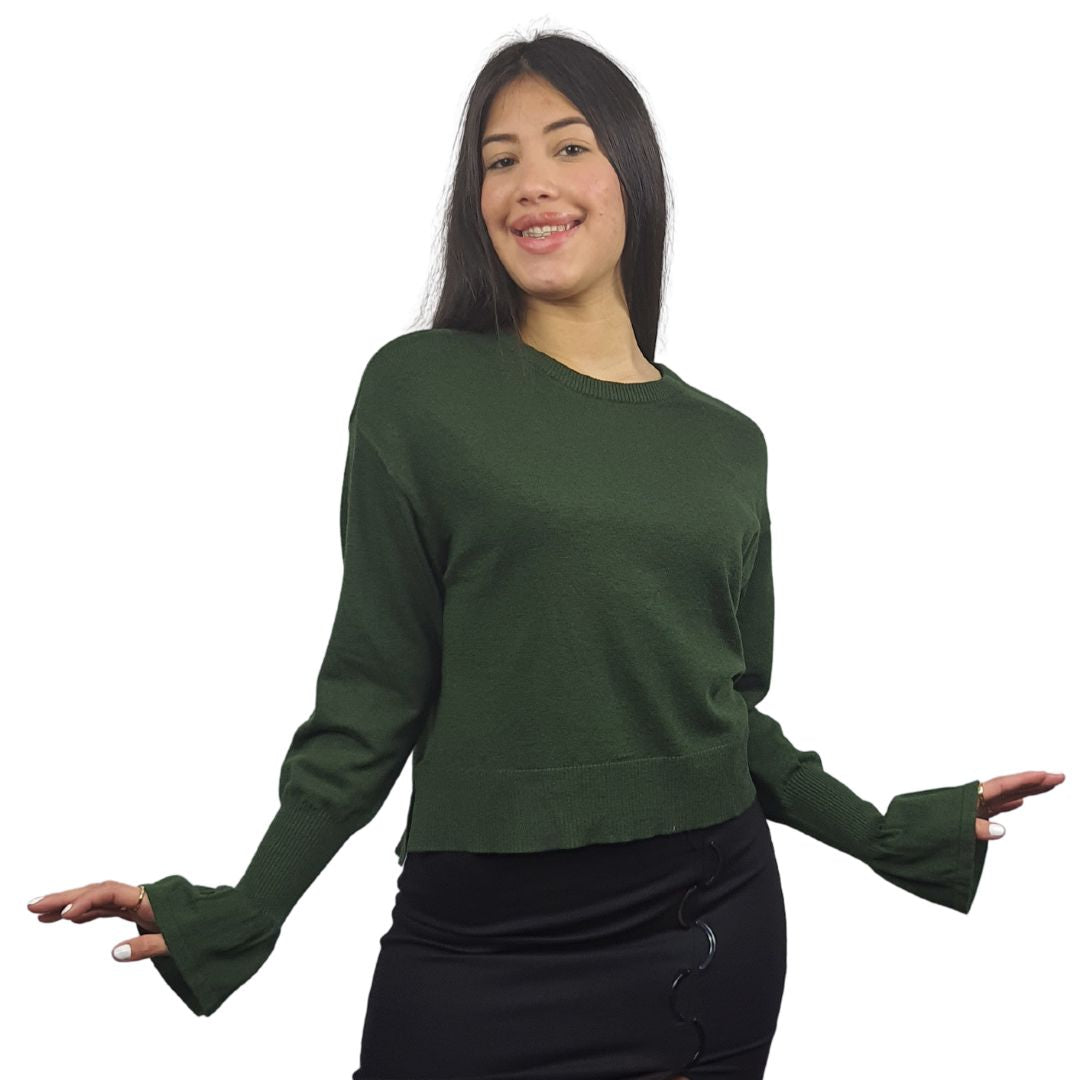 Sweater Vero Moda Verde Style TEDDY L/S KNIT(BJ)