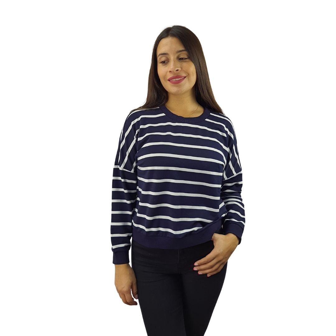 Sweater Vero Moda Azul Style WANDA L/S SWEAT(HOMEWEAR)