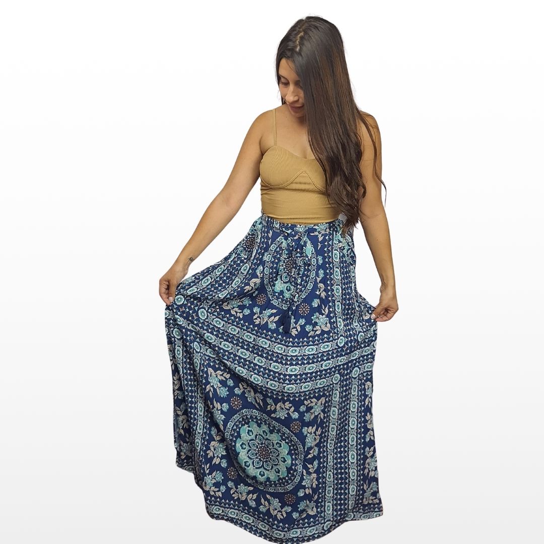 Falda Rapsodia Riverside Azul