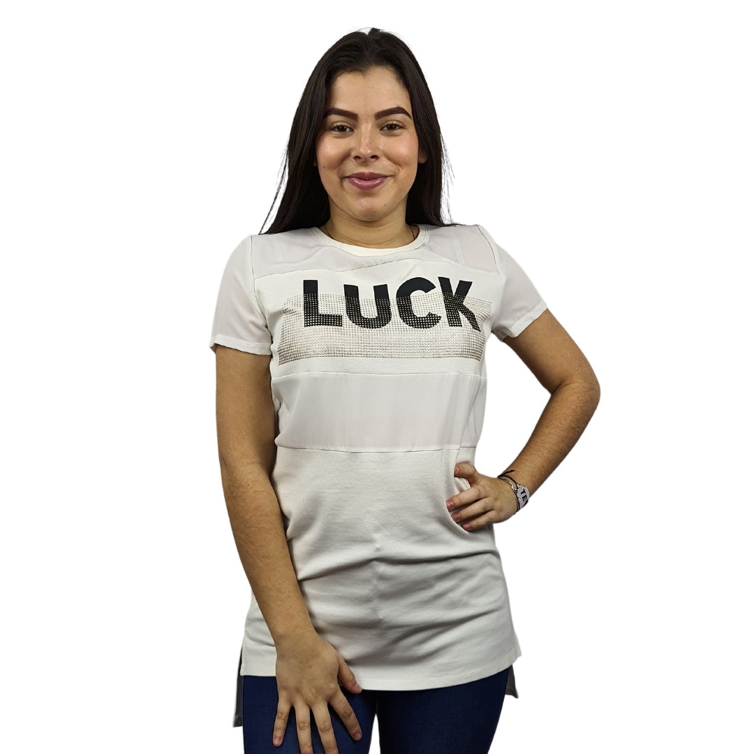 Polera Vero Moda Blanco Style CRYSTAL H S/S TOP(NE-CT-3)