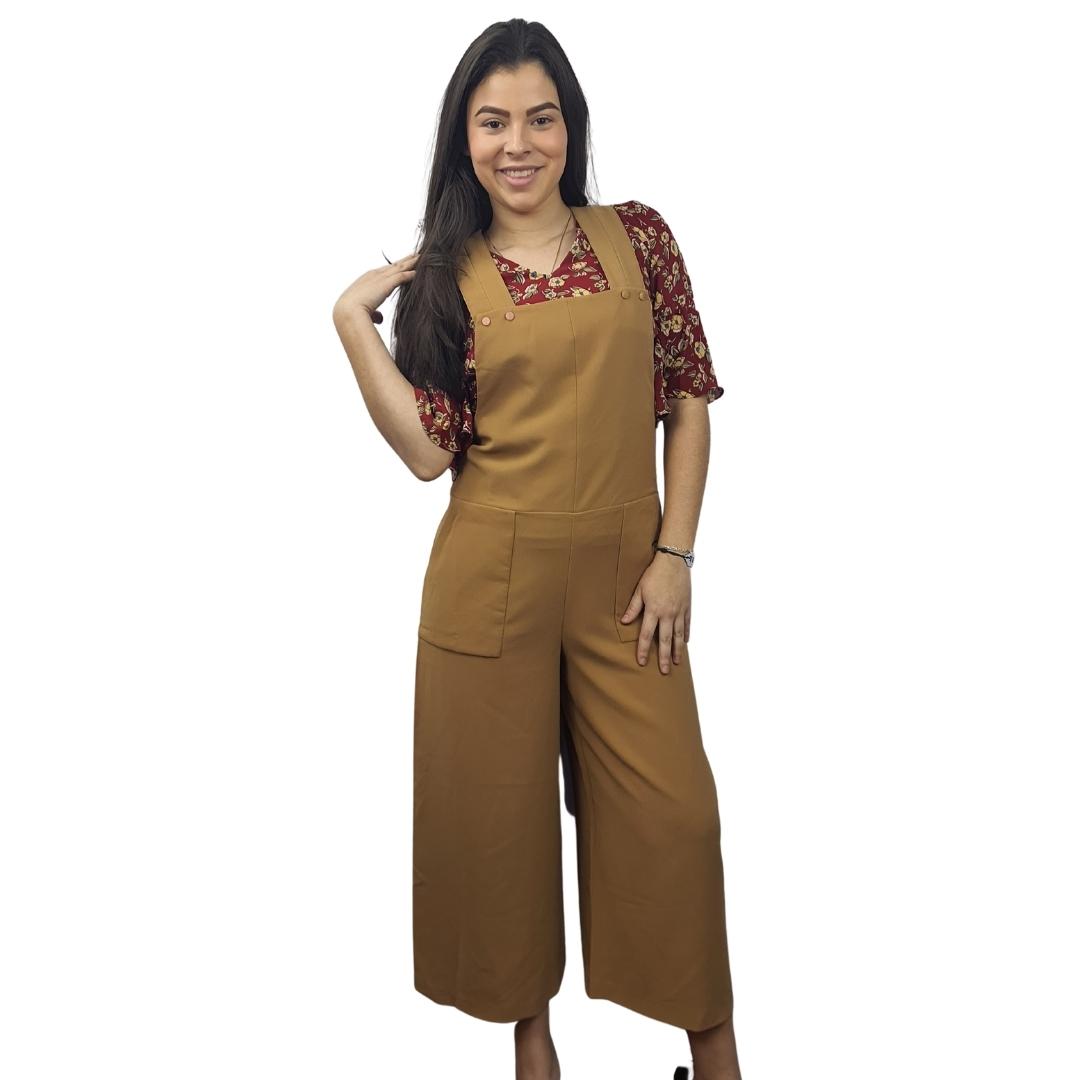 Entero Vero Moda Marron Style PINK 7/8 CATSUIT(PM-ET-3)