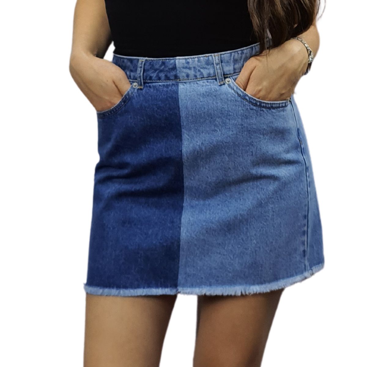 Falda Vero Moda Azul Style TEMPO HW DENIM MINI SKIRT(RN)