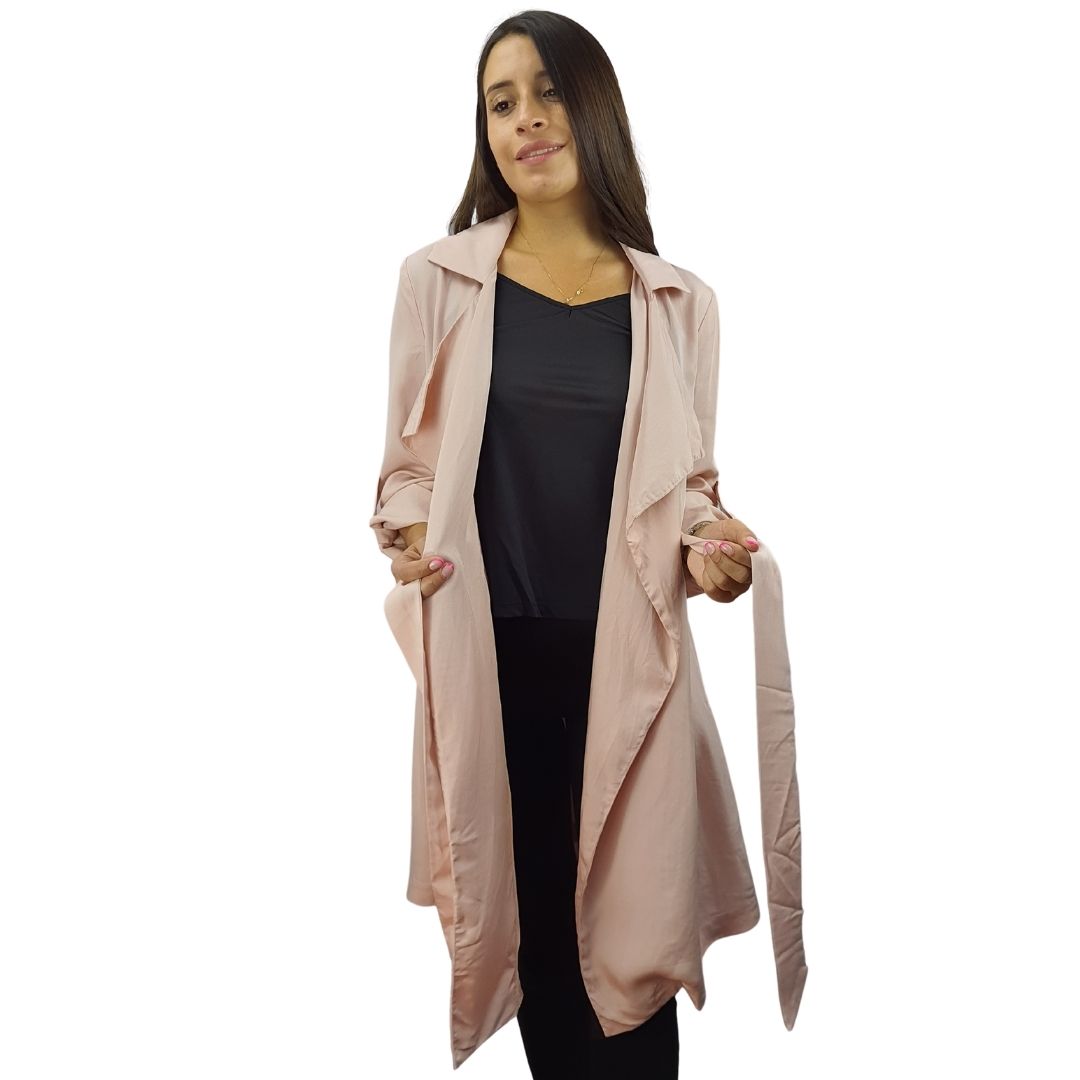 Tapado Vero moda Rosa Vieja Style CAMEL L/S COAT(DR)