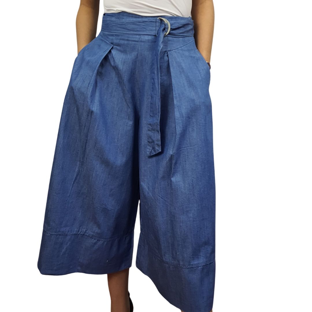 Pescador Vero Moda Azul Style WANDER LOOSE 7/8 JEANS(BN-CT-3)