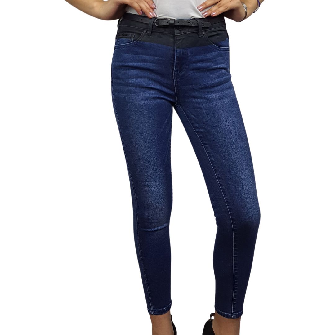 Jeans Vero Moda Azul Style EAGLE 9/10 MW X-SLIM JEANS(MM)