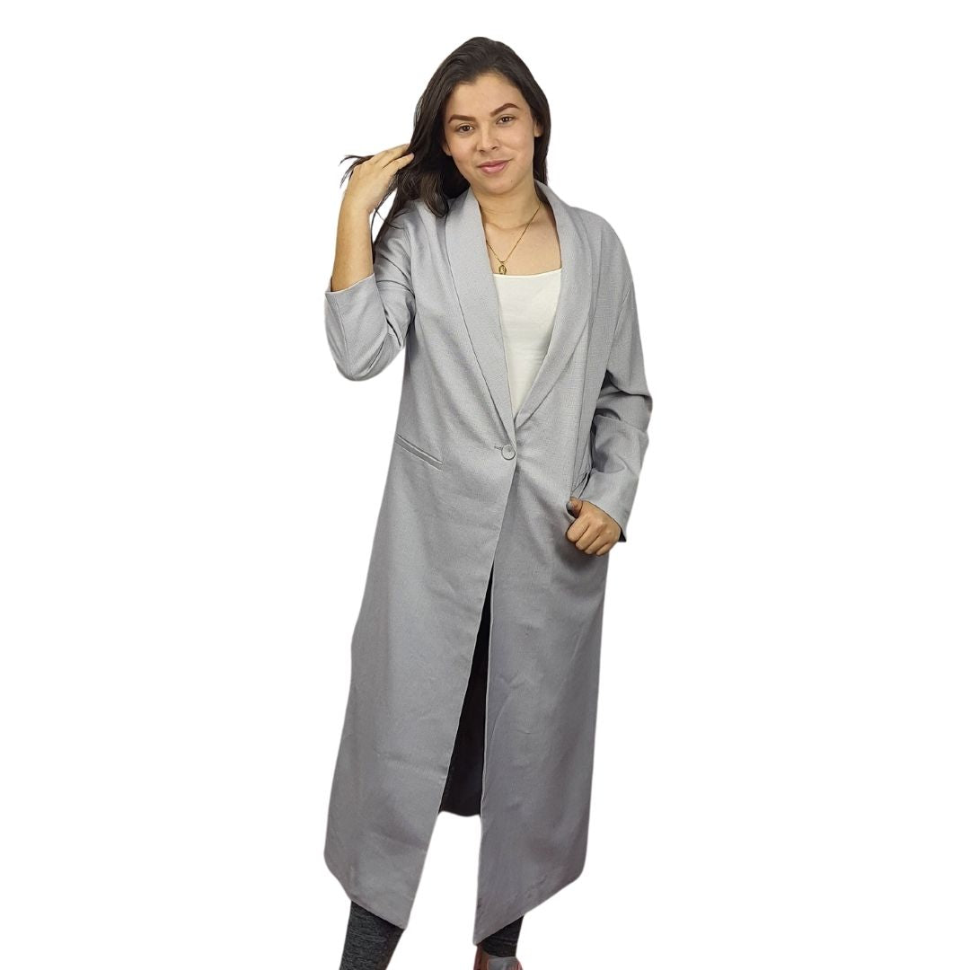 Blazer Vero Moda Gris Style CARINA L/S LONG BLAZER(NL)