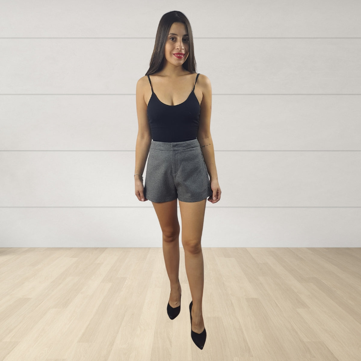 Short Vero Moda Gris Style RETAIL DUFFY SHORTS (VMC-DR)