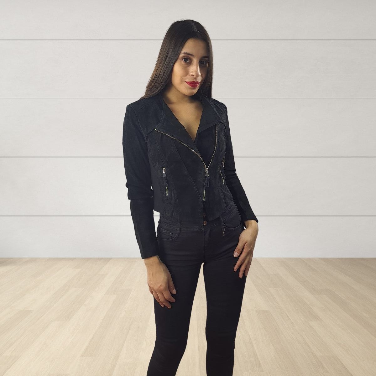Chaqueta Vero Moda Negro Style CHERISH PS LEATHER JACKET(DR)
