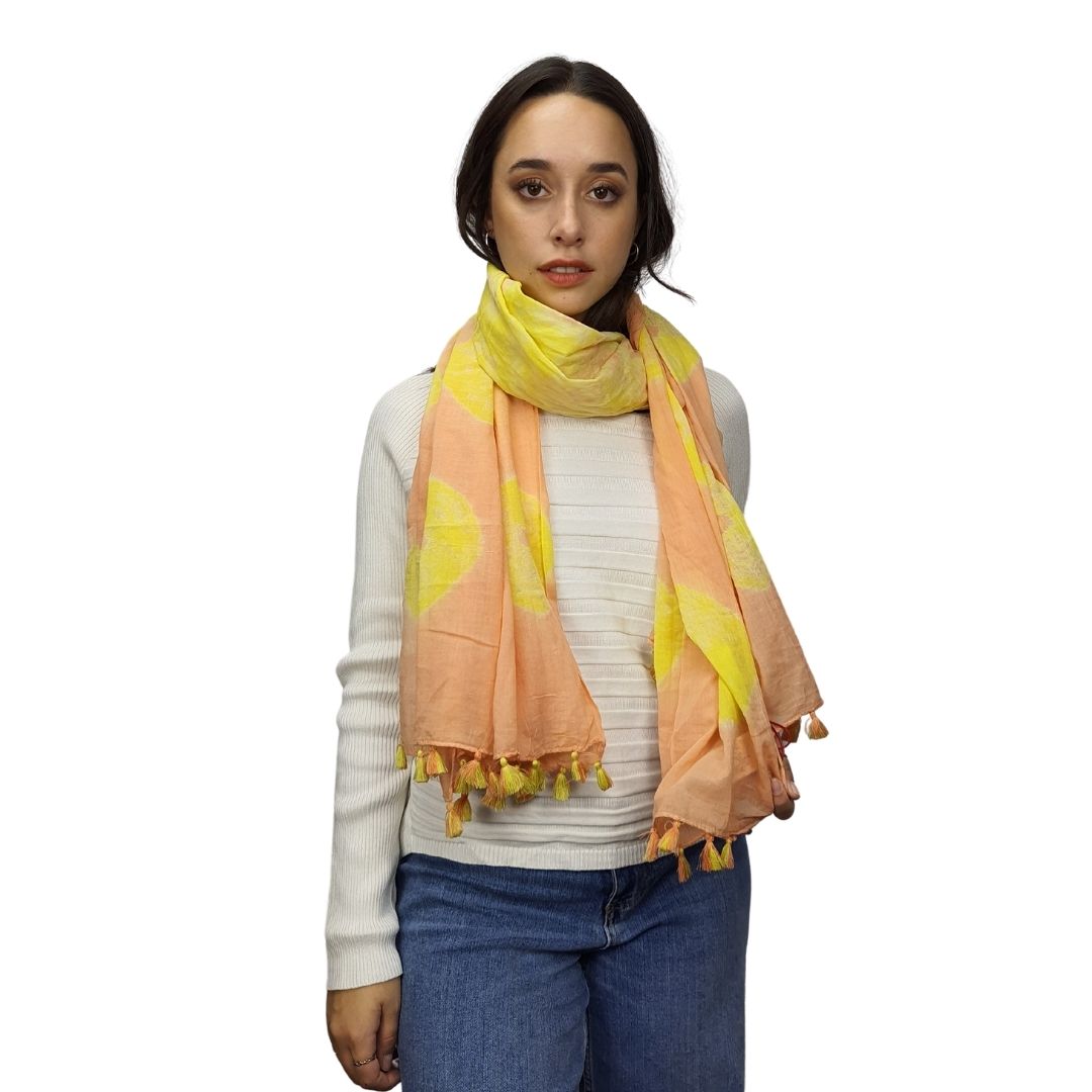 Pashmina Bufanda Rapsodia Lance Amarillo