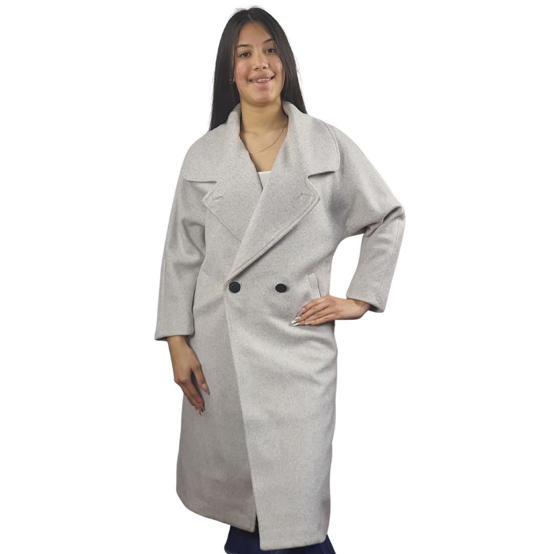 Blazer Vero Moda Gris Style MARA SOLID L/S WOOL COAT(VMC-NL)