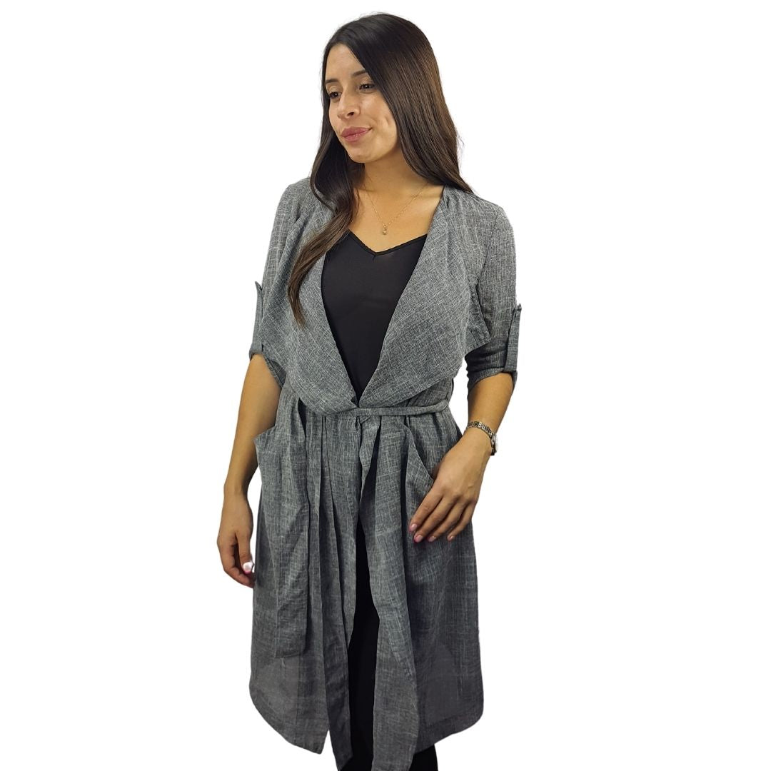 Blazer Vero moda Gris Style MOON 9/10 COAT(VMC-MM)
