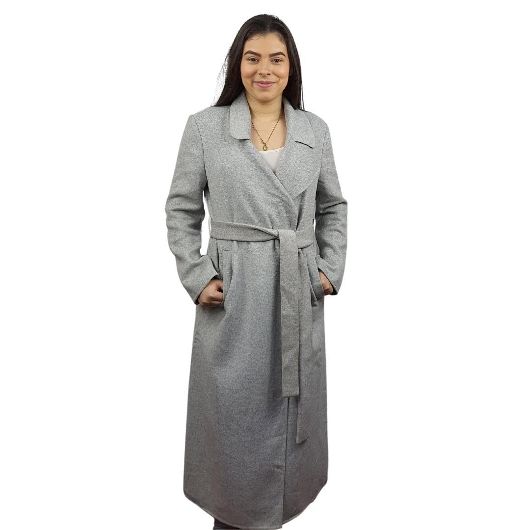 Blazer Vero Moda Gris Style FIONA L/S DF WOOL COAT(VMC-NL)