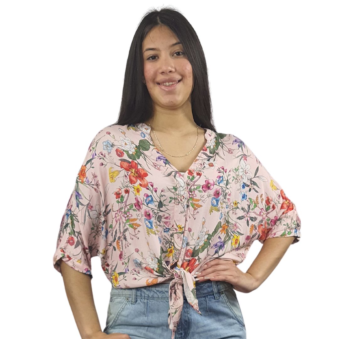 Blusa Vero Moda Rosado Style BENJAN 1/2 SHIRT(VMC-NN)