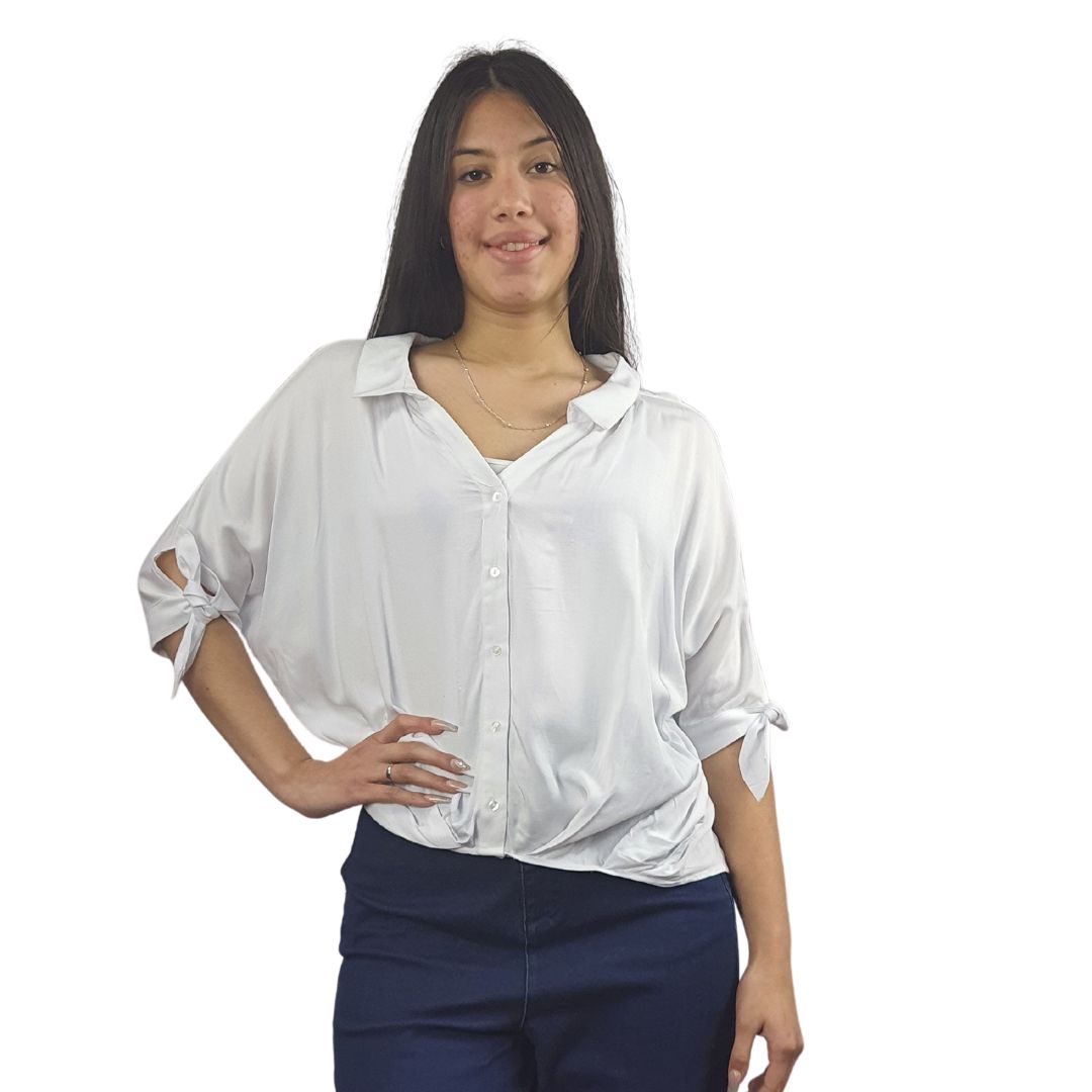 Blusa Vero Moda Blanco Style RAPIDS 1/2 SHIRT(SL)