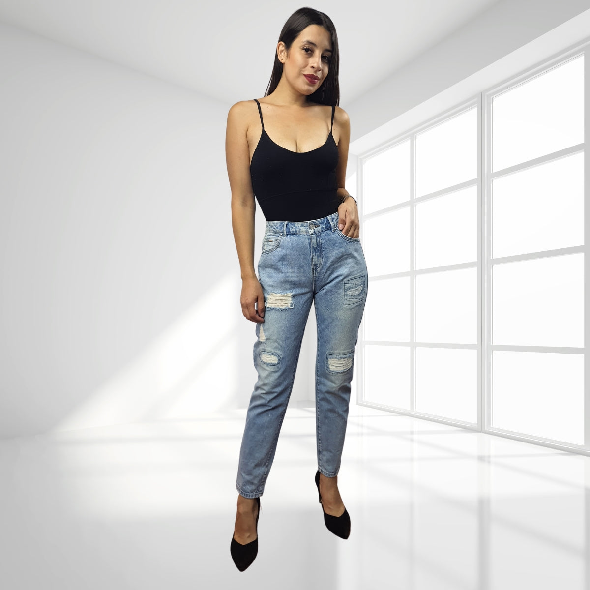 Jeans Vero Moda Azul Claro Style IAN BOYFRIEND JEANS(UM)