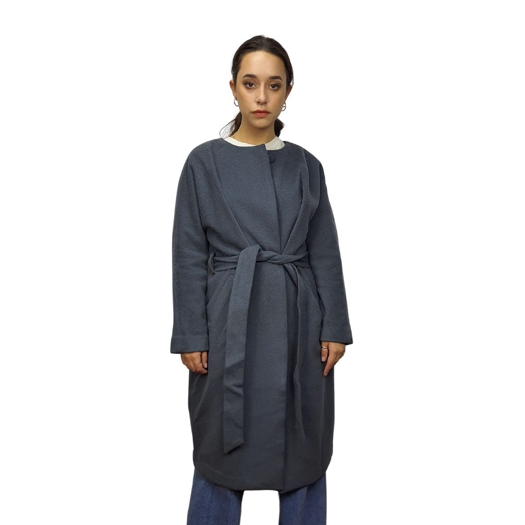 Blazer Vero Moda Gris Style BEATE L/S WOOL COAT(NL)