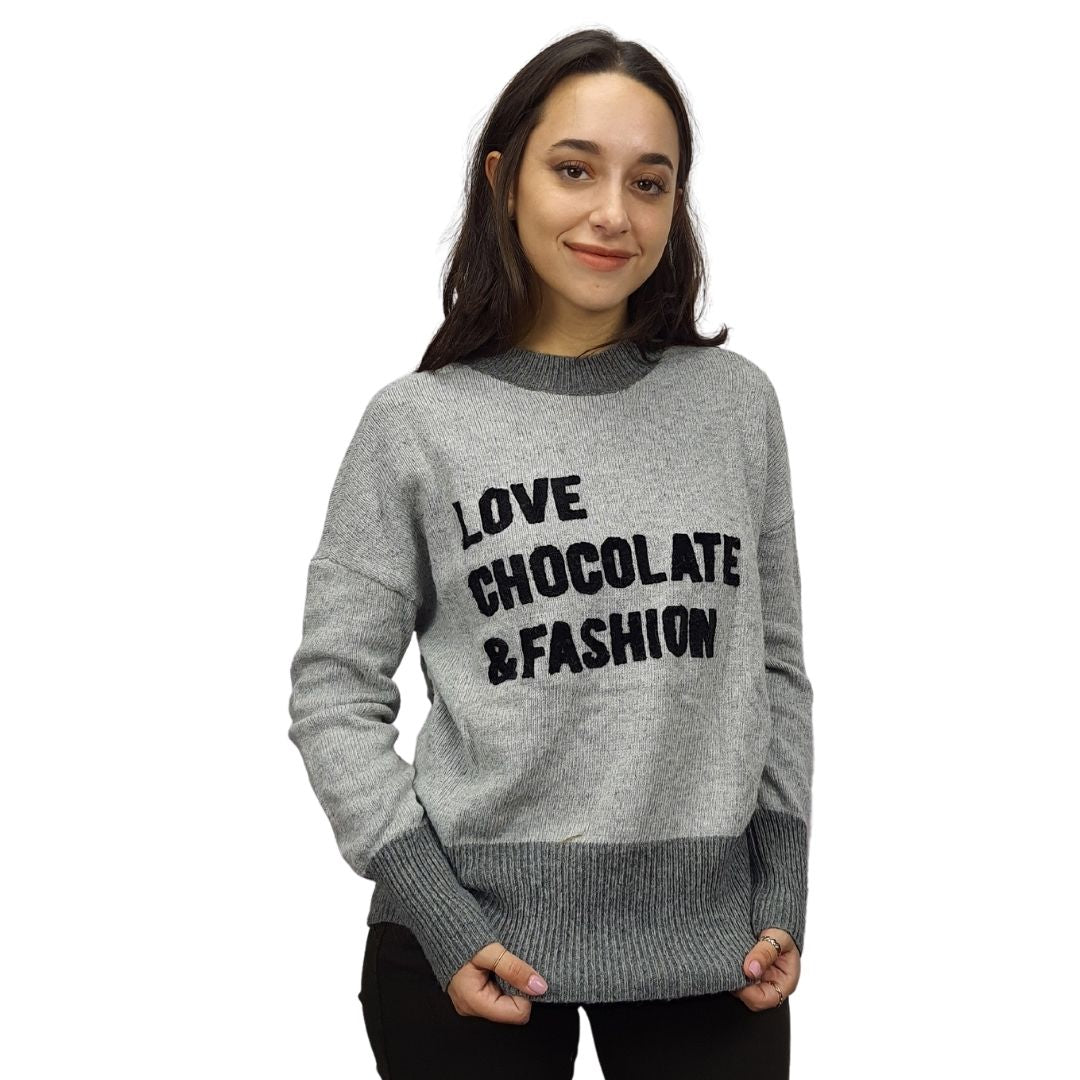 Sweater Vero Moda Gris Style SENTA L/S KNIT(MW-CT-2)