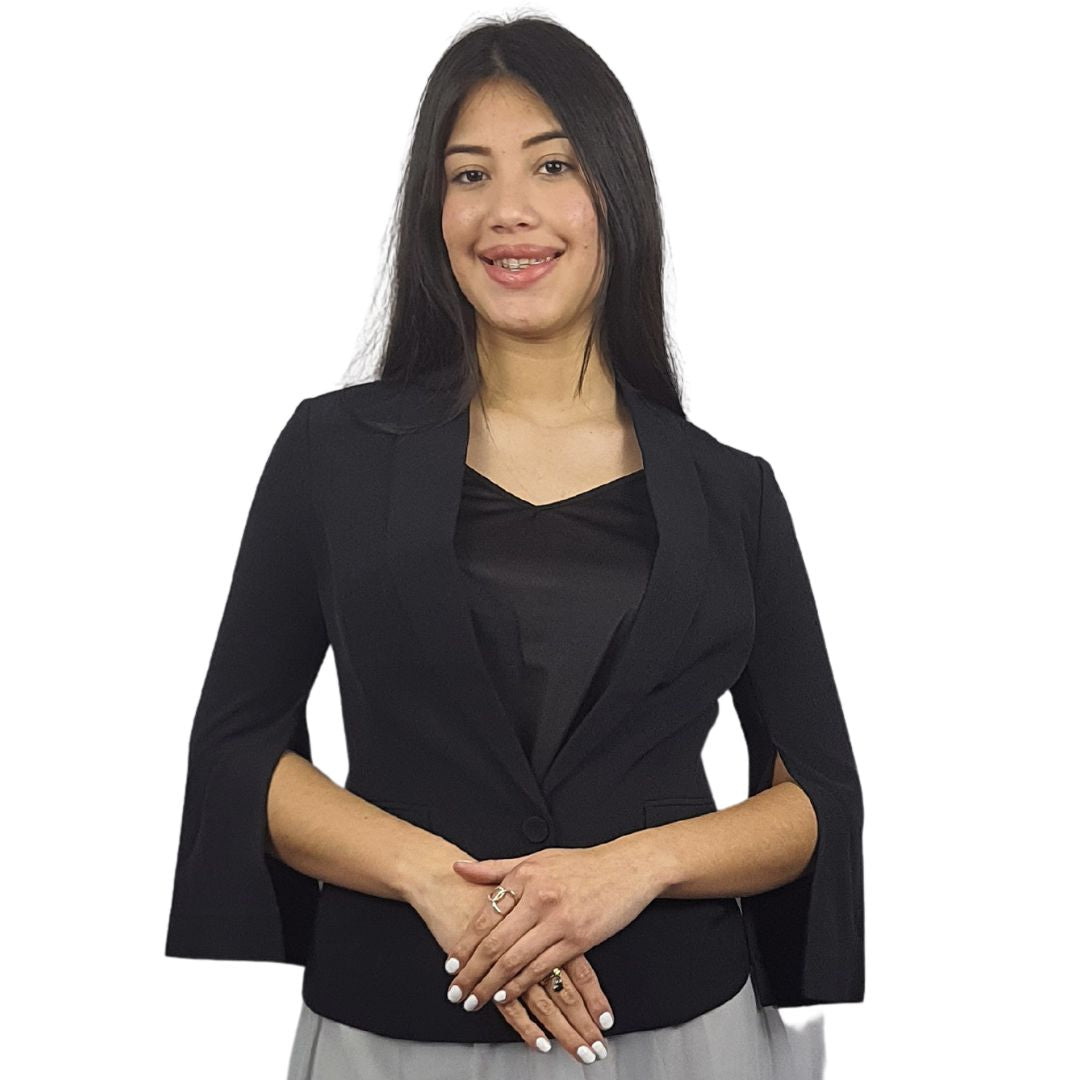 Blazer Vero Moda Negro Style SYLVIA 3/4 BLAZER(NL)