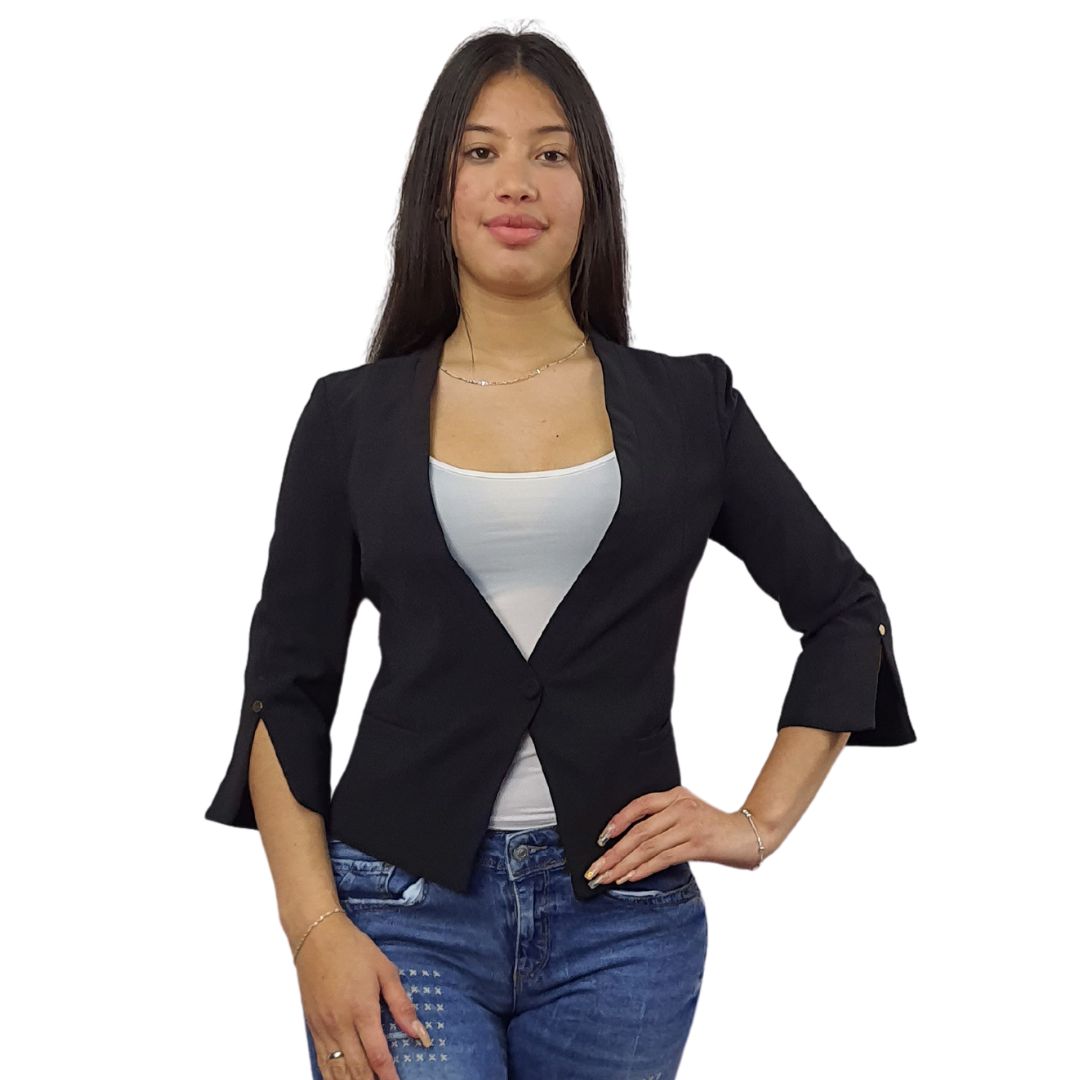 Blazer Vero Moda Negro Style ELLIOT 3/4 BLAZER(HH)