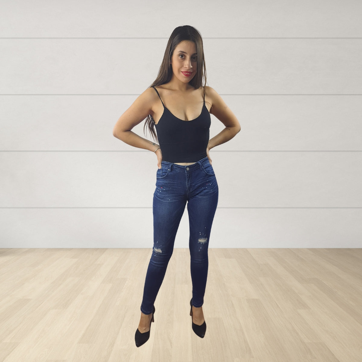 Jeans Vero Moda Azul Oscuro Style LISA X-SLIM JEANS(EL)