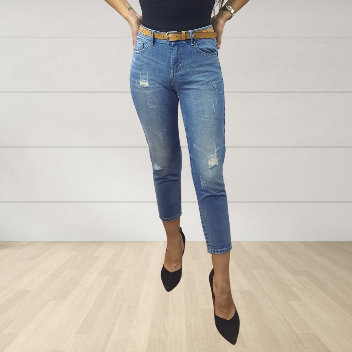 Jeans Vero Moda Azul Claro Style BEAR 9/10 BOYFRIEND JEANS(MP)
