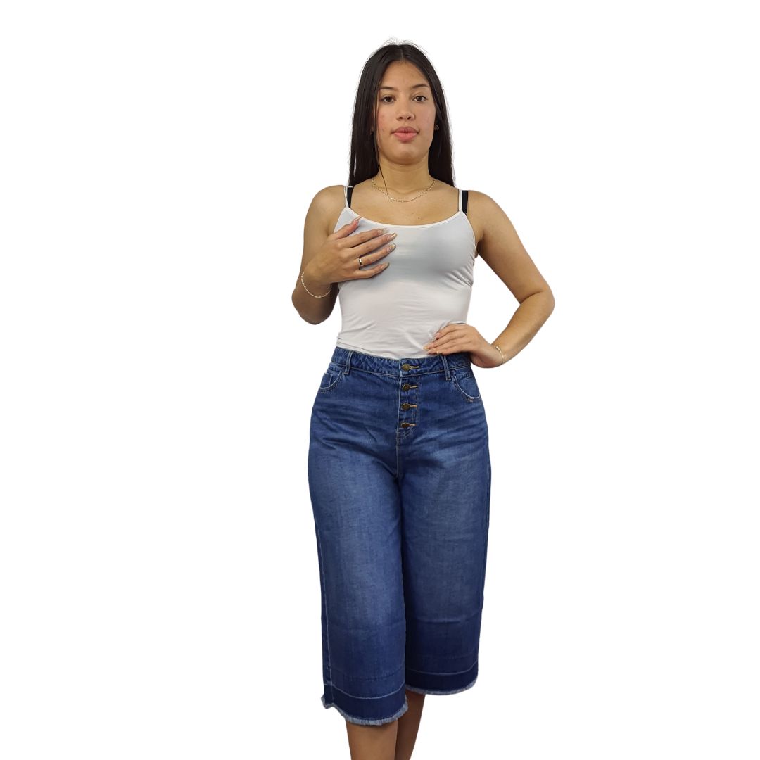 Pescador Vero Moda Azul Style EAST 3/4 MW LOOSE JEANS(HH)
