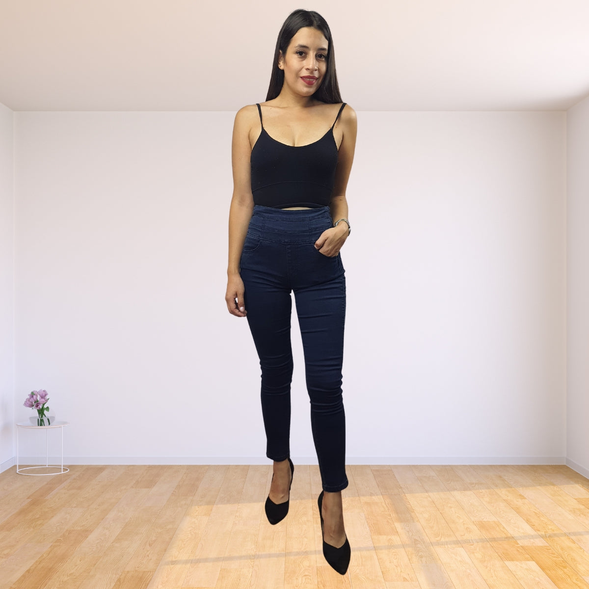 Jeans Vero Moda Azul Oscuro Style EDEN HW X-SLIM JEANS(BT)