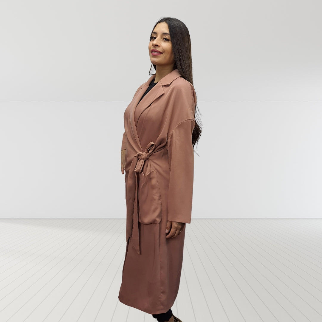 Blazer Vero Moda Rosa Vieja Style TIE L/S COAT(VMC-NR)