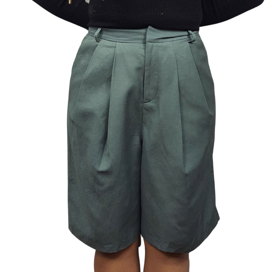 Short Vero Moda Verde Style FOREST 1/2 LOOSE PANTS(NE-EC-2)