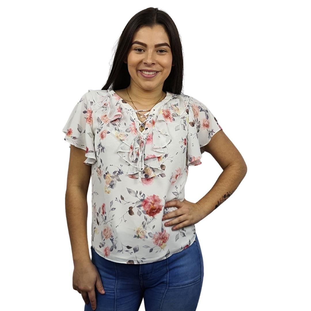 Blusa Vero Moda Blanco Style ROMI S/S WOVEN TOP(VMC-NN)