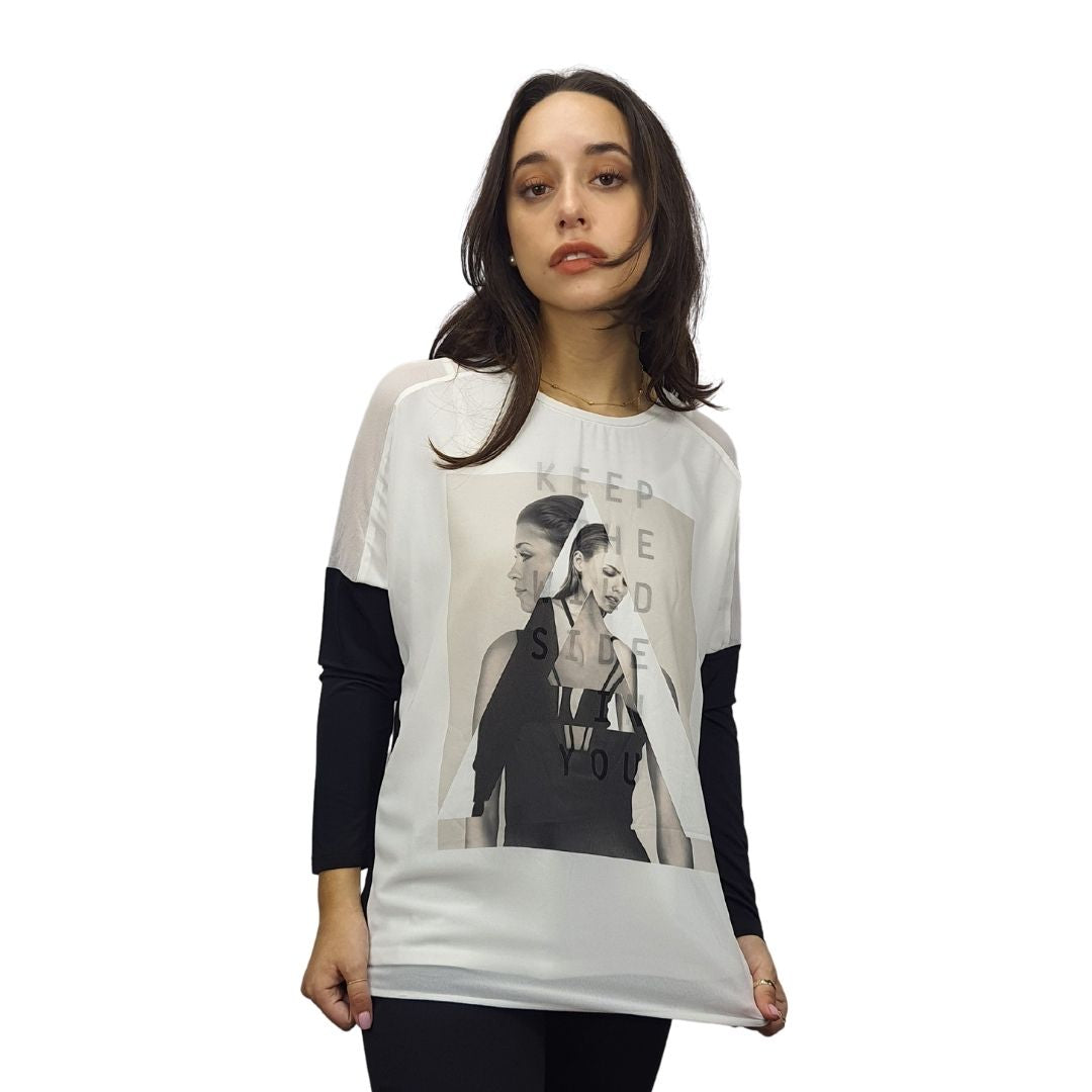 Blusa Vero Moda Blanco Style AUDREY L/S TOP(PM-CT-2)