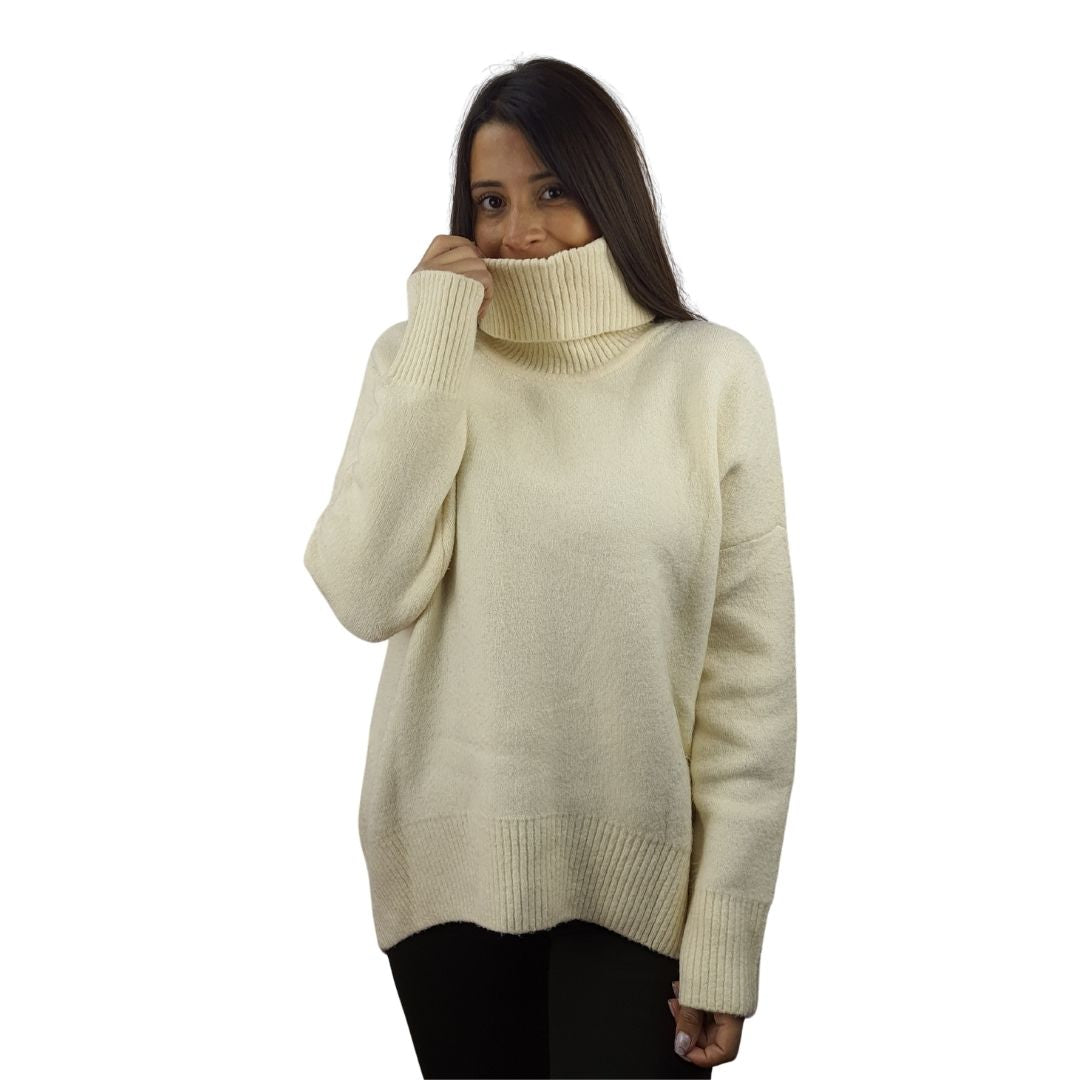 Sweater Vero Moda Crema Style SHELL L/S KNIT(VMC-BN-CT-1)