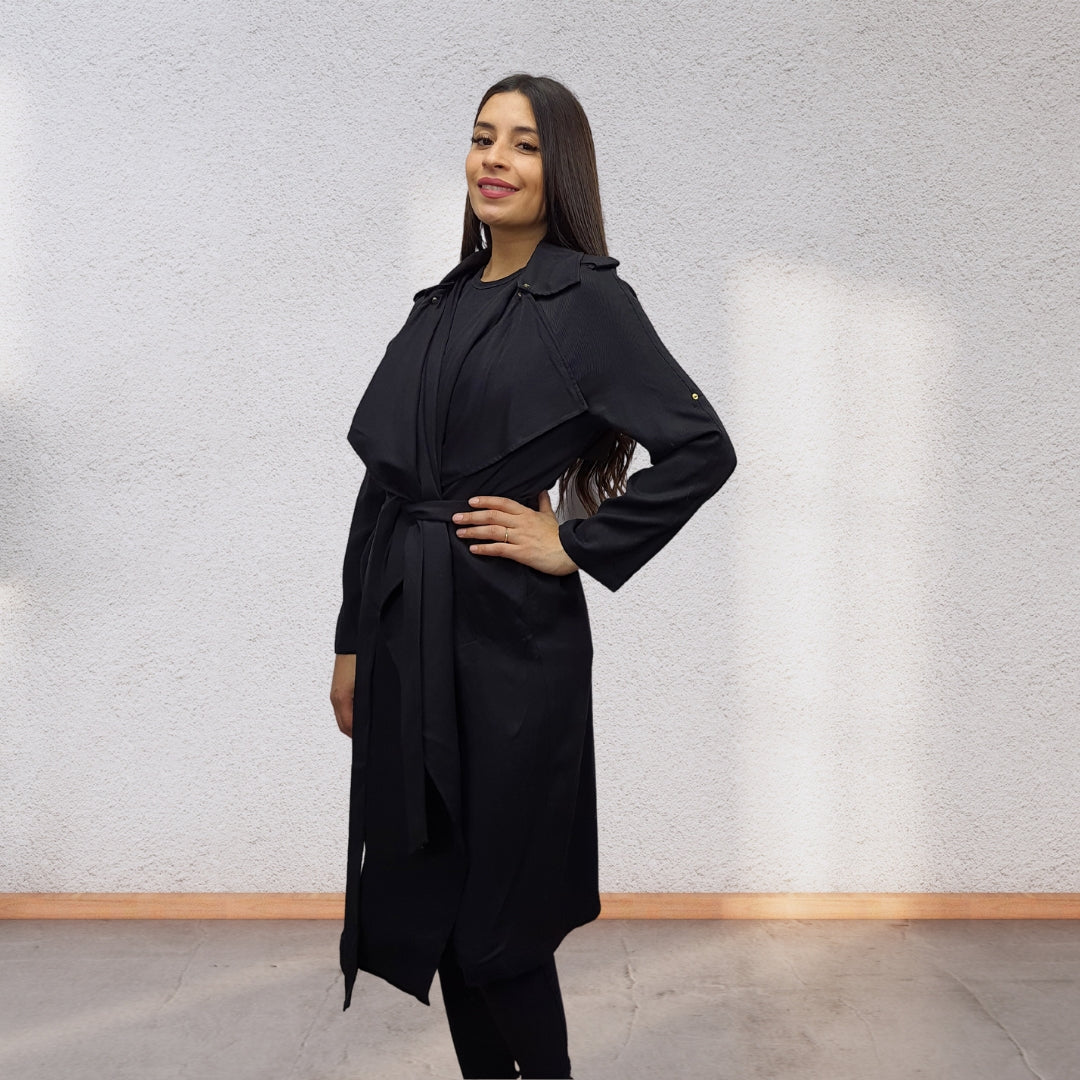 Blazer Vero Moda Negro Style ISHTAR L/S COAT(EL)