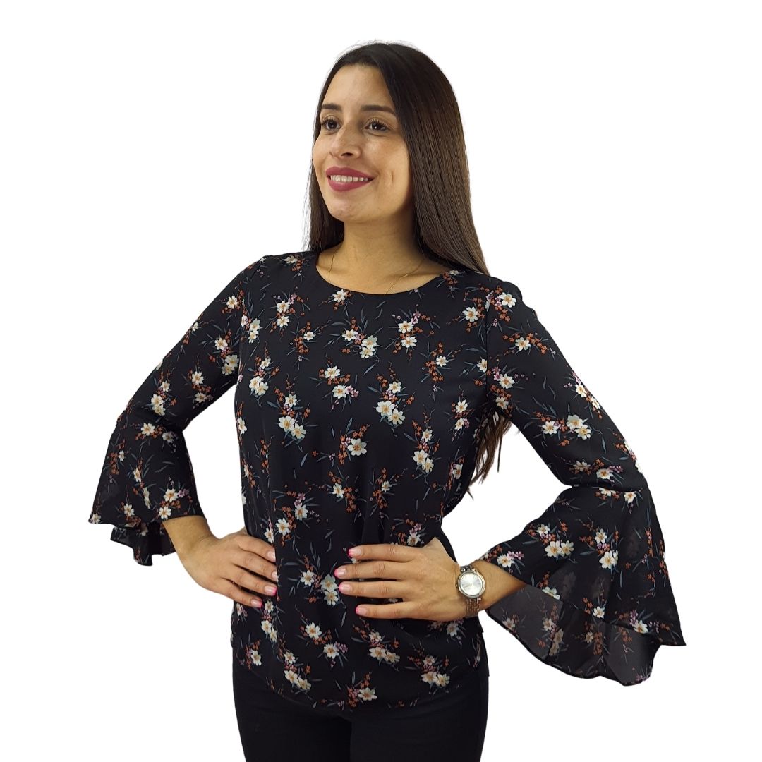 Blusa Vero Moda Negro Style PALASH TOP(NR)