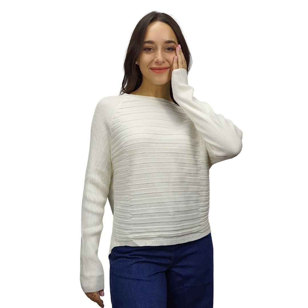 Sweater Vero moda Blanco Style LYNN L/S KNIT(NL)
