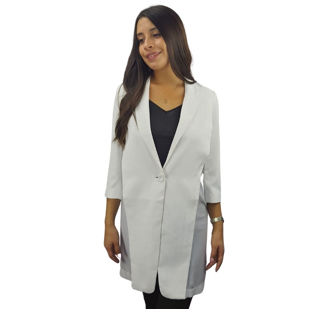 Blazer Vero Moda Blanco Style CHEESE 3/4 BLAZER(VMC-MP)