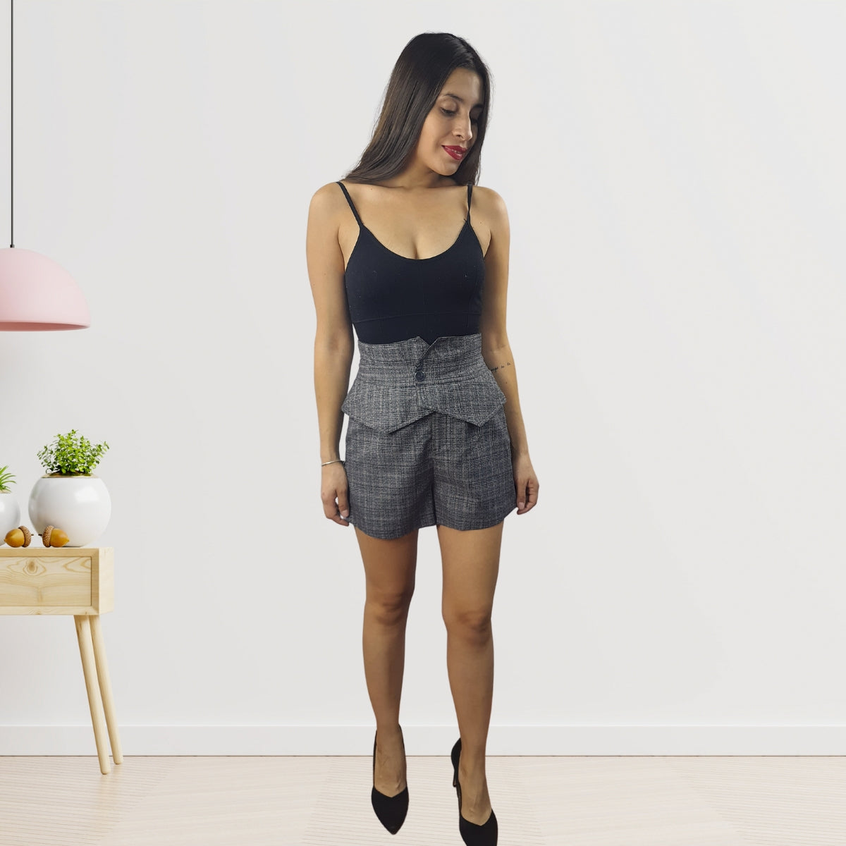 Short Vero Moda Negro Style STARTER SHORTS(LL)